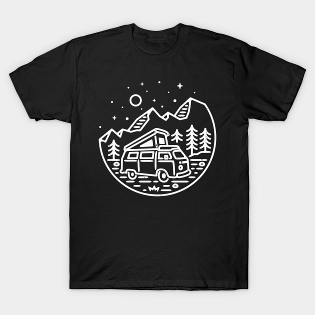 Go Outdoor (for Dark) T-Shirt by quilimo